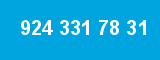 924 331 78 31 924 331 78 31